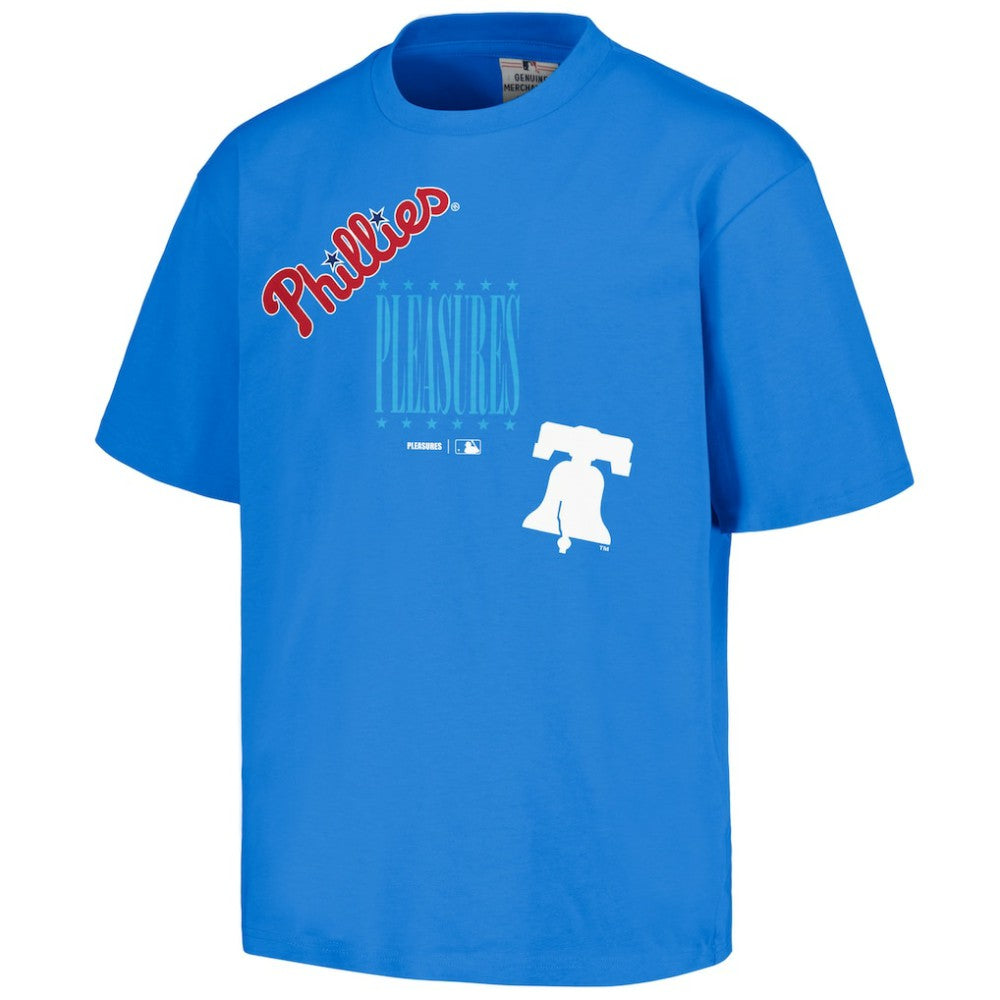 Philadelphia Phillies PLEASURES Repurpose T-Shirt - Royal