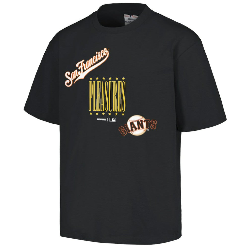 San Francisco Giants PLEASURES Repurpose T-Shirt - Black
