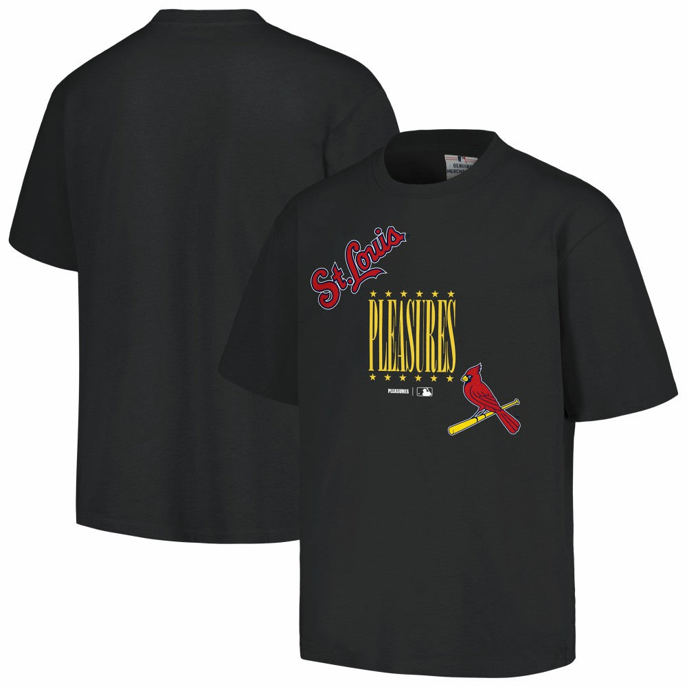 St. Louis Cardinals PLEASURES Repurpose T-Shirt - Black