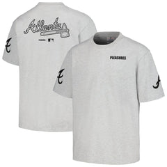 Atlanta Braves PLEASURES Team T-Shirt - Gray