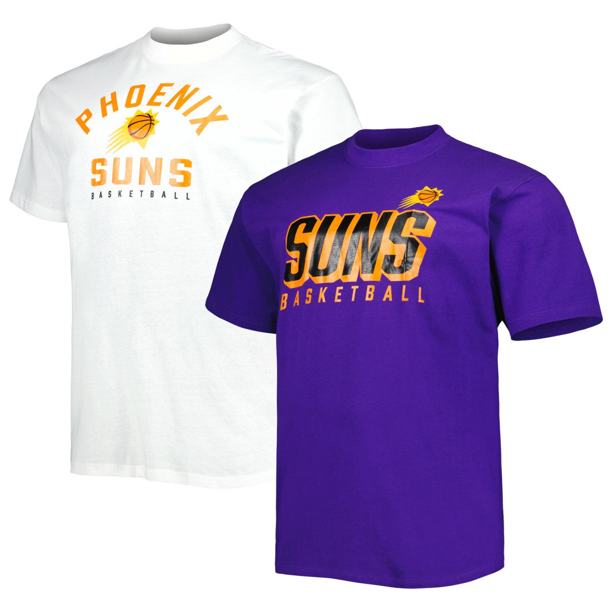 Phoenix Suns Big & Tall Two-Pack T-Shirt Set - Purple/White | Fanatics online
