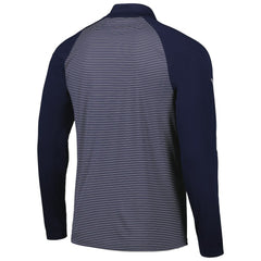 Houston Astros Levelwear Charter Striped Raglan Quarter-Zip Top - Navy
