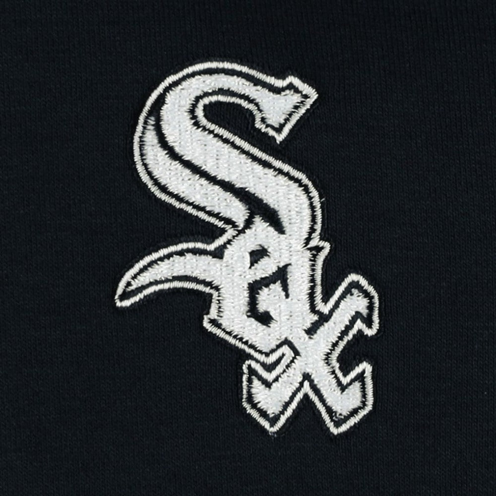 Chicago White Sox Levelwear Recruit Full-Zip Short Sleeve Hoodie - Black