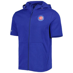 Chicago Cubs Levelwear Recruit Full-Zip Short Sleeve Hoodie - Royal