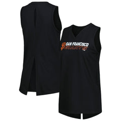 San Francisco Giants Levelwear Women's Paisley Chase V-Neck Tank Top - Black