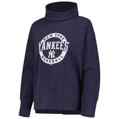 New York Yankees Levelwear Women's Sunset Farm Team Pullover Sweatshirt - Navy
