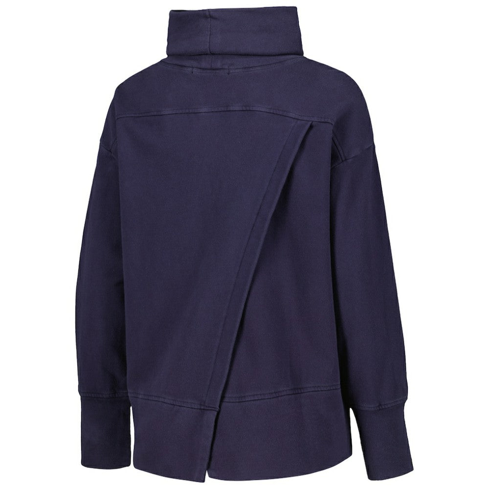 New York Yankees Levelwear Women's Sunset Farm Team Pullover Sweatshirt - Navy