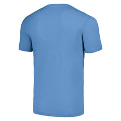 Ken Griffey & Ken Griffey Jr. Seattle Mariners Homage Illustration Tri-Blend T-Shirt - Light Blue