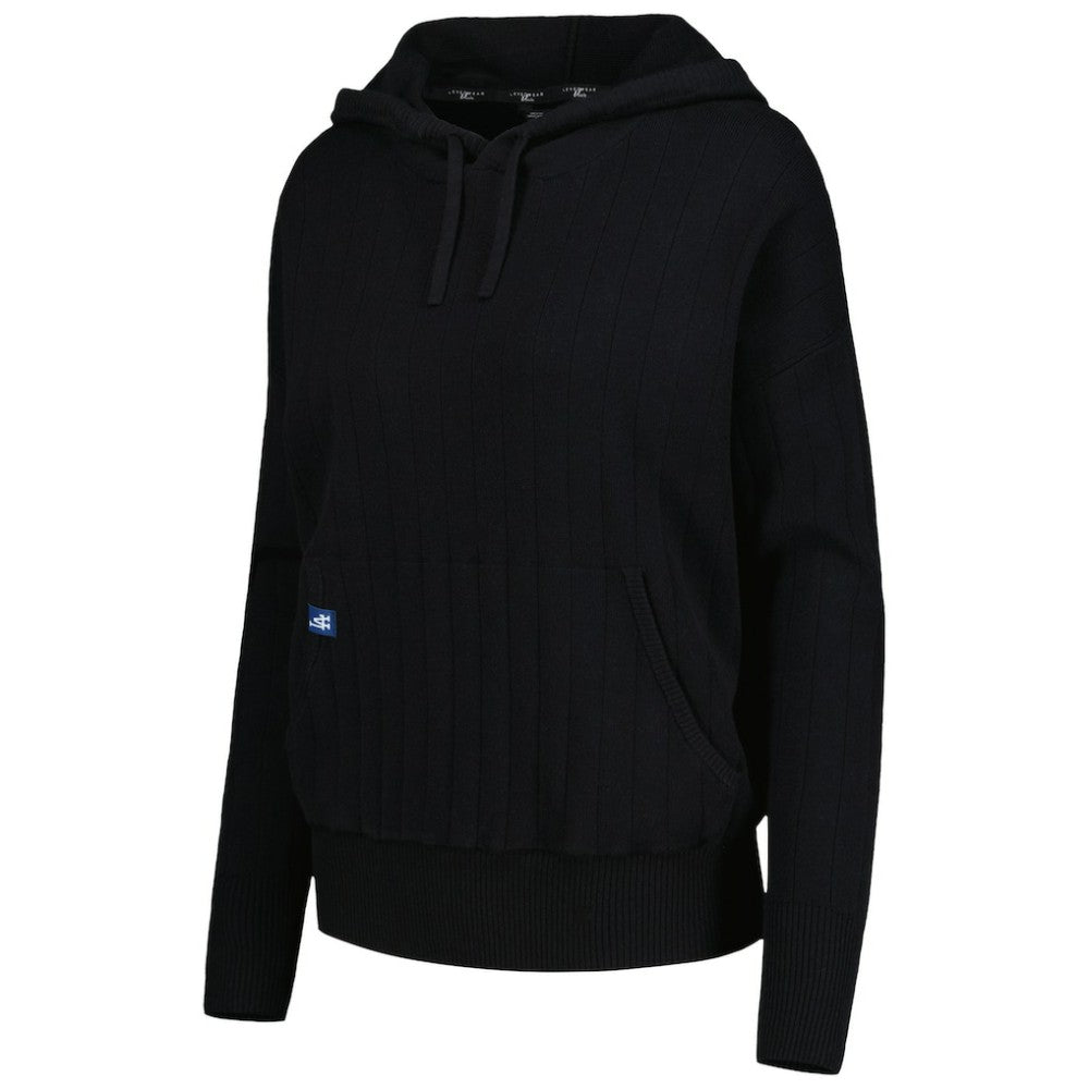 Los Angeles Dodgers Levelwear Women's Dream Icon Tab Pullover Hoodie - Black