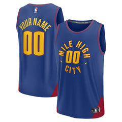 Denver Nuggets Youth Fast Break Replica Custom Jersey sale - Statement Editi- Blue | Fanatics for sale