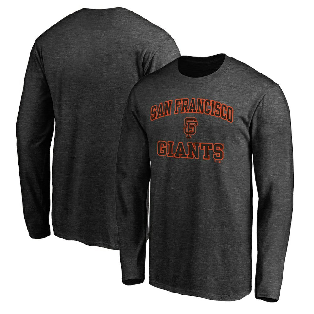 San Francisco Giants Heart & Soul Team Long Sleeve T-Shirt - Charcoal