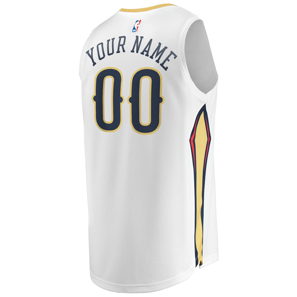 New Orleans Pelicans Unisex Custom Fast Break Jersey - Association Edition - White | Fanatics shop