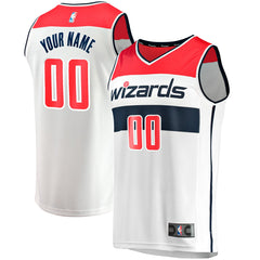 Washington Wizards Fast Break Custom Replica Jersey - Association Edition - White | Fanatics shop