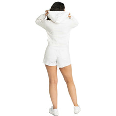 Atlanta Braves Lusso Women's Tabitha Cheetah Terry Full-Zip Sweatshirt - White