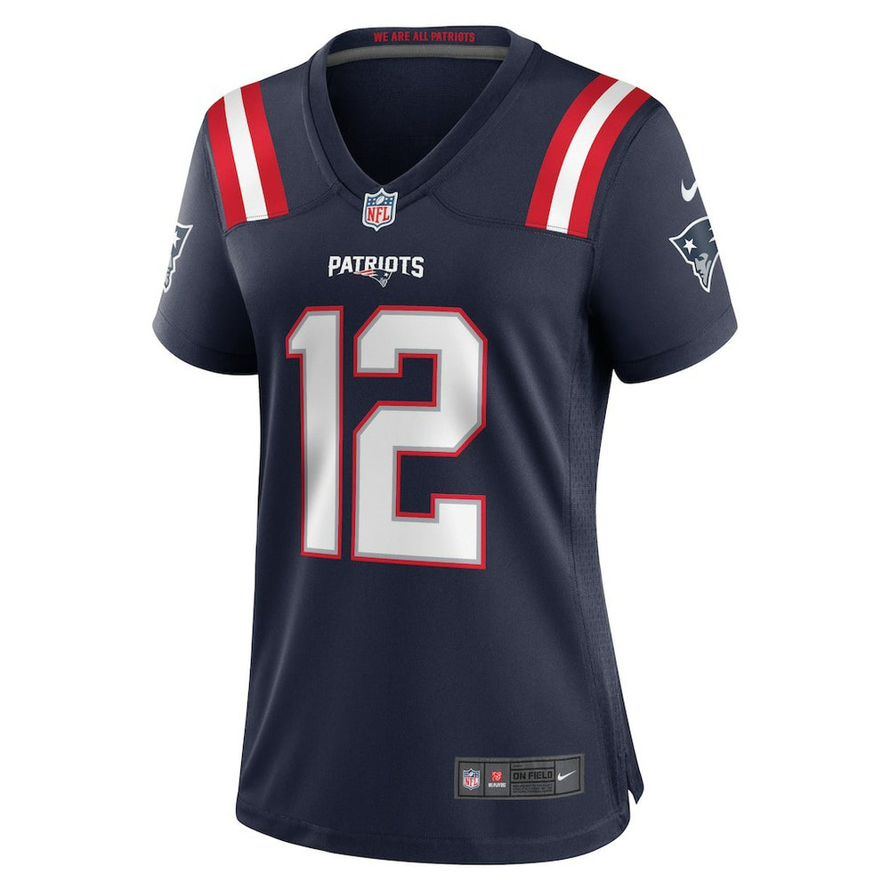 NFL New England Patriots Tom Brady  Women's Retired Game Jersey