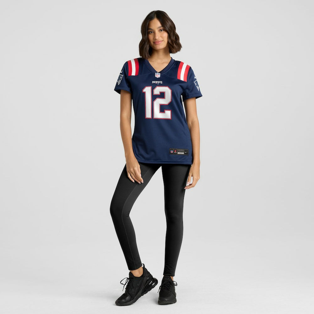 NFL New England Patriots Tom Brady  Women's Retired Game Jersey