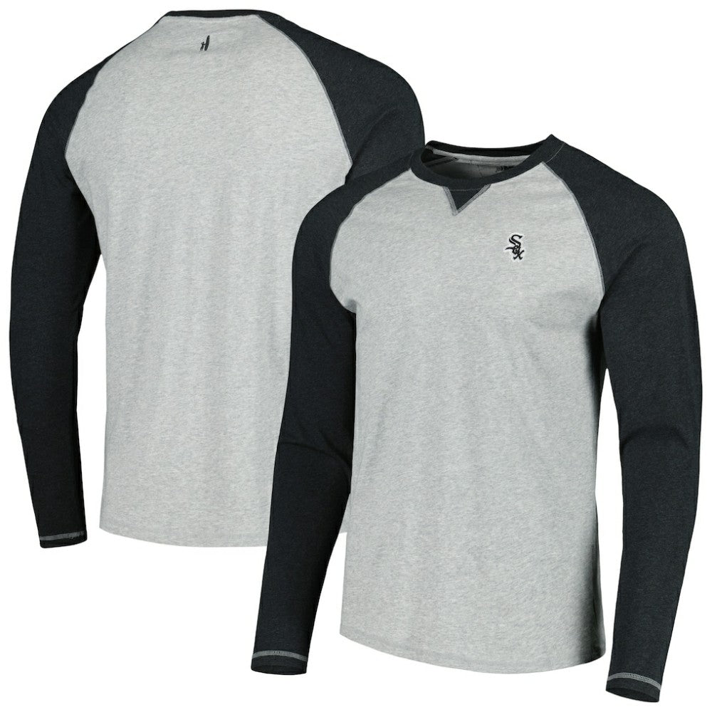 Chicago White Sox johnnie-O Alsen Raglan Long Sleeve T-Shirt - Charcoal/Heather Gray