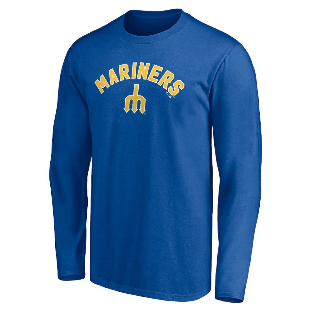 Seattle Mariners Personalized Cooperstown Collection Winning Streak Long Sleeve T-Shirt - Royal