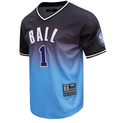 LaMelo Ball Charlotte Hornets Post Ombre Name & Number T-Shirt - Navy/Blue online