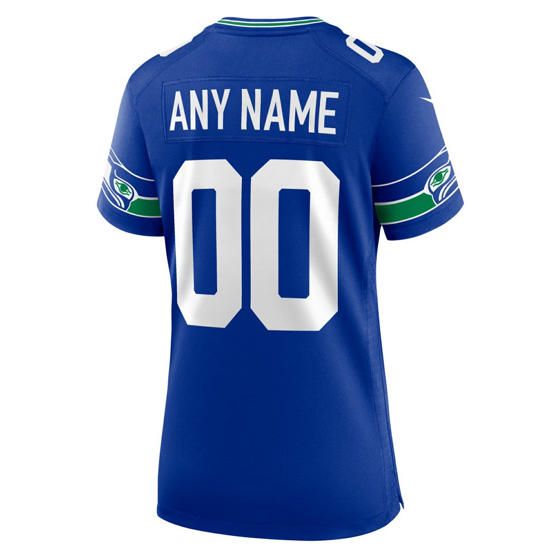 NFL Seattle Seahawks Women's Throwback Custom Jersey
