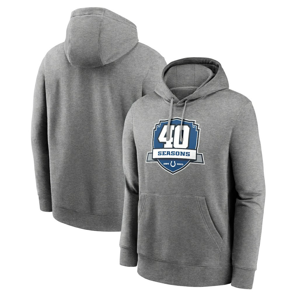 NFL Indianapolis Colts 40th Anniversary Club Pullover Hoodie