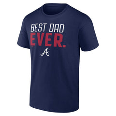 Atlanta Braves Best Dad Ever T-Shirt - Navy
