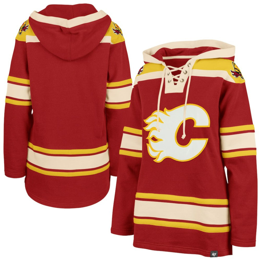 Calgary Flames '47 Women's Superior Lacer Pullover Hoodie