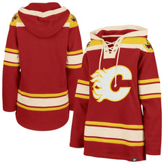Calgary Flames '47 Women's Superior Lacer Pullover Hoodie
