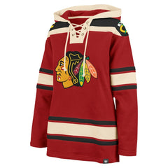 Chicago Blackhawks '47 Women's Superior Lacer Pullover Hoodie