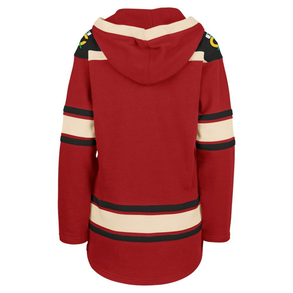 Chicago Blackhawks '47 Women's Superior Lacer Pullover Hoodie