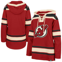 New Jersey Devils '47 Women's Superior Lacer Pullover Hoodie