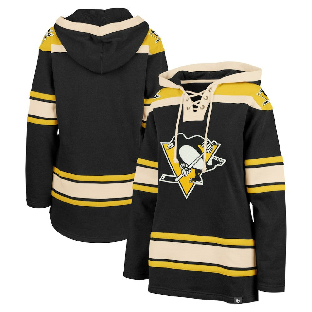 Pittsburgh Penguins '47 Women's Superior Lacer Pullover Hoodie