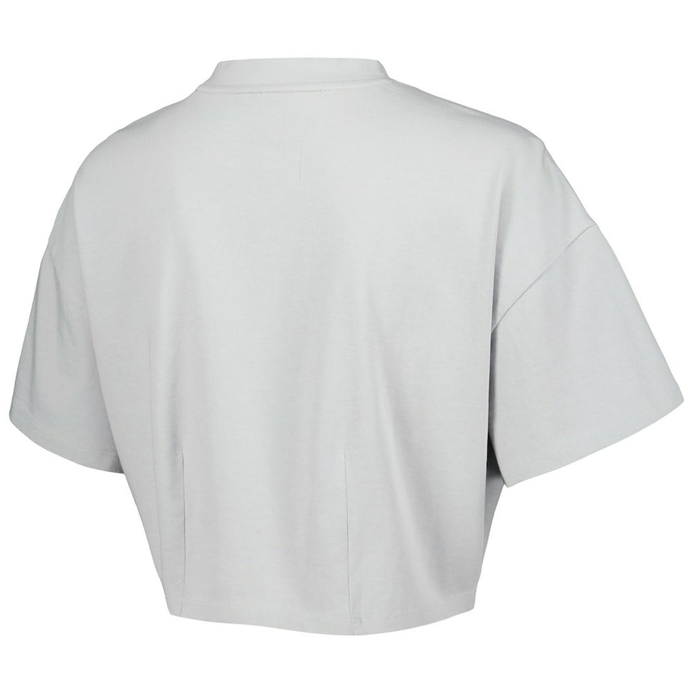 Chicago Bulls Lusso Women's Nola Faded Tonal Cropped T-Shirt sale - Gray online