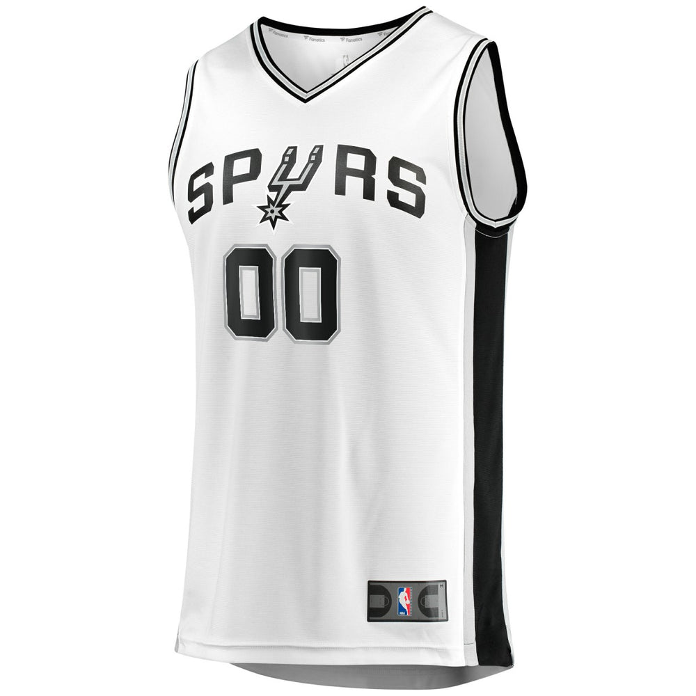 San Antonio Spurs Youth Fast Break Replica Custom Jersey - Association Edition - White | Fanatics online