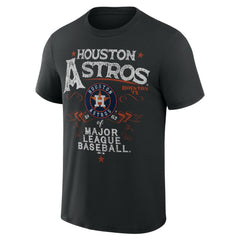 Houston Astros Darius Rucker Collection Beach Splatter T-Shirt - Black
