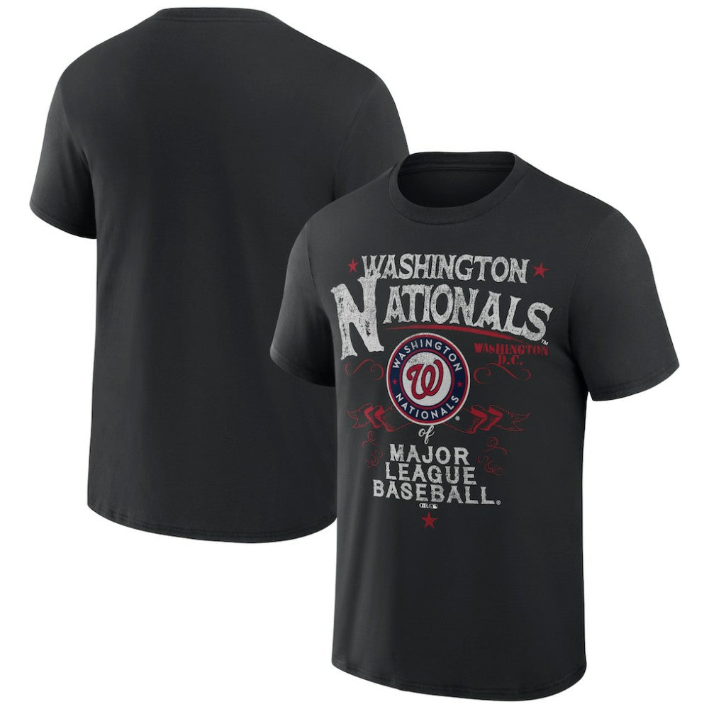 Washington Nationals Darius Rucker Collection Beach Splatter T-Shirt - Black