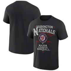 Washington Nationals Darius Rucker Collection Beach Splatter T-Shirt - Black