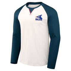 Chicago White Sox Darius Rucker Collection Team Color Raglan T-Shirt - White/Navy