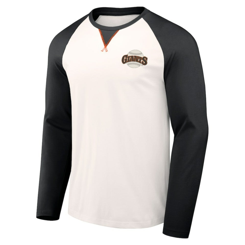 San Francisco Giants Darius Rucker Collection Team Color Raglan T-Shirt - White/Black