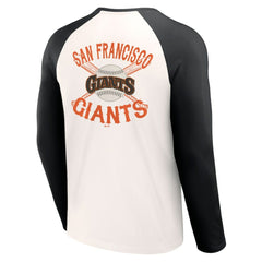 San Francisco Giants Darius Rucker Collection Team Color Raglan T-Shirt - White/Black