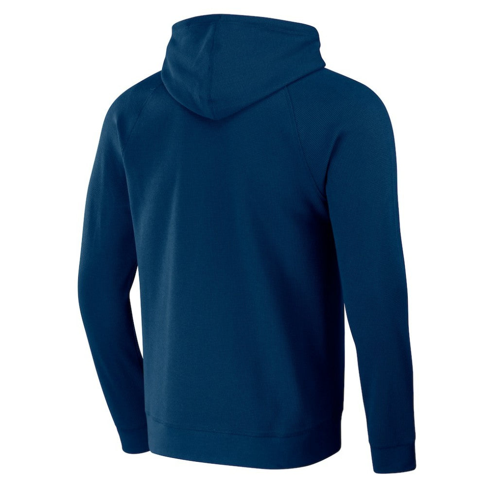 Minnesota Twins Darius Rucker Collection Waffle-Knit Raglan Pullover Hoodie - Navy