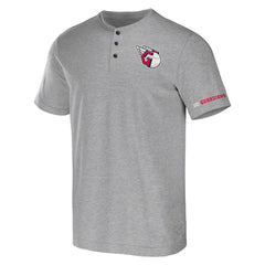 Cleveland Guardians Darius Rucker Collection Henley T-Shirt - Heather Gray