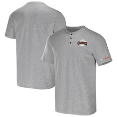 San Francisco Giants Darius Rucker Collection Henley T-Shirt - Heather Gray
