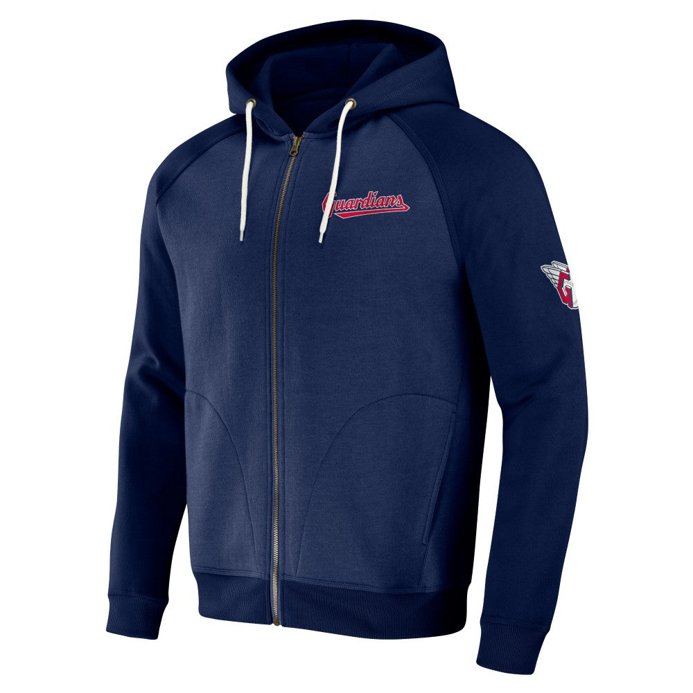 Cleveland Guardians Darius Rucker Collection Raglan Full-Zip Hoodie - Navy