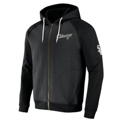 Chicago White Sox Darius Rucker Collection Raglan Full-Zip Hoodie - Black