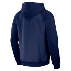 Milwaukee Brewers Darius Rucker Collection Raglan Full-Zip Hoodie - Navy