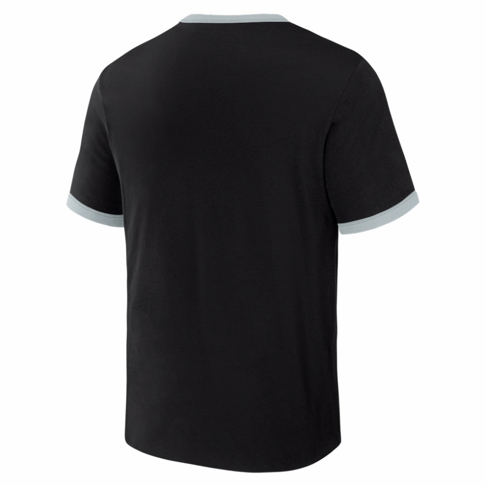 Chicago White Sox Darius Rucker Collection Two-Way Ringer Reversible T-Shirt - Black/Gray