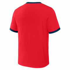 Los Angeles Angels Darius Rucker Collection Two-Way Ringer Reversible T-Shirt - Red/Navy