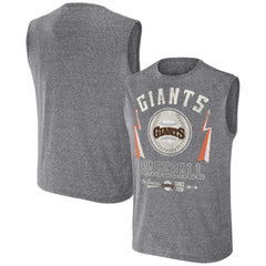 San Francisco Giants Darius Rucker Collection Relaxed-Fit Muscle Tank Top - Charcoal