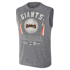 San Francisco Giants Darius Rucker Collection Relaxed-Fit Muscle Tank Top - Charcoal